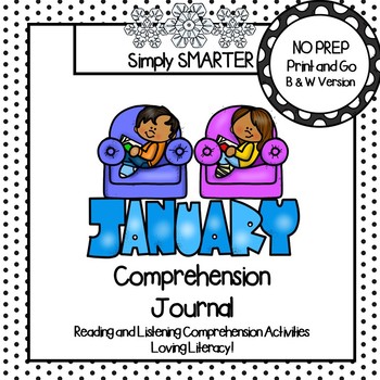 Preview of January Comprehension Journal:  Reading Comprehension Passages and MORE