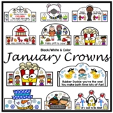 January Crowns (New Year, Martin Luther King, Bears, Snowm