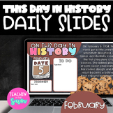 February DAILY SLIDES: Morning Meeting Slides - THIS DAY I