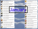 January Daily Holidays and Observances - 90+ non-fiction/f