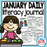 January Daily Literacy Review Journal for Kindergarten