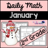 January Daily Math Review 2nd Grade Common Core