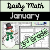 January Daily Math Review 3rd Grade Common Core