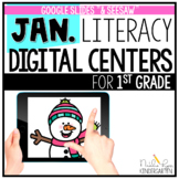 January Digital LITERACY Centers 1st Grade