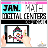 January Digital MATH Centers 1st Grade