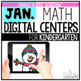 January Digital MATH Centers for Kindergarten