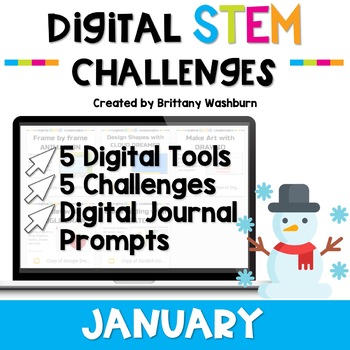 Preview of January Digital STEM Challenges