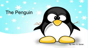 Preview of January Digital Sight Word Reader- The Penguin
