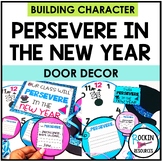 January Door Decor | New Year's Resolutions Bulletin Board