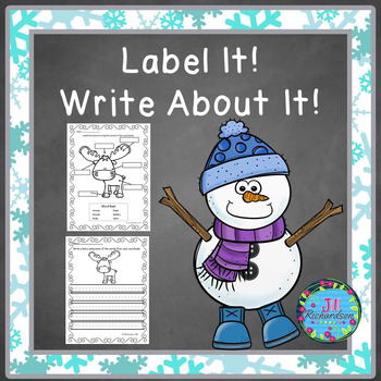 Preview of January ESL Activities Winter Writing SPED Kindergarten First Grade