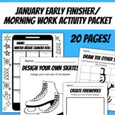 January Early Finisher or Morning Work Activity Packet