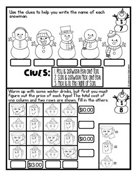 January Early Finishers | January Enrichment | Puzzle of the Day