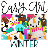January Easy Art: Adapted Art and Writing Activities