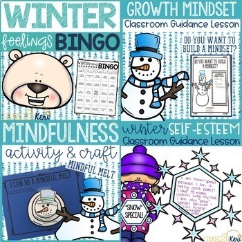 Winter Counseling Activities: January School Counseling Bundle | TPT