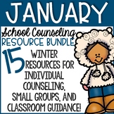 Winter Counseling Activities: January School Counseling Bundle