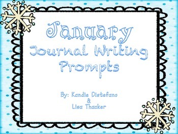 Preview of January Everyday Writing Journals Powerpoint