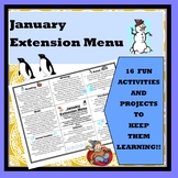 January Extension Choice Menu