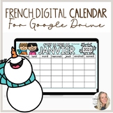 January FRENCH & English Interactive Calendar | Back to Sc