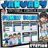 January Family Board | Ultimate Communication Station