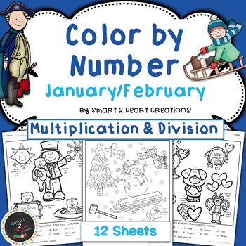 February color by number