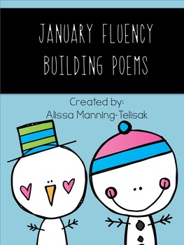 Preview of January Fluency Building Poems {Poetry Notebooks}