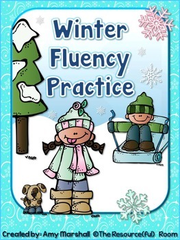 Preview of Winter Fluency Practice Pack
