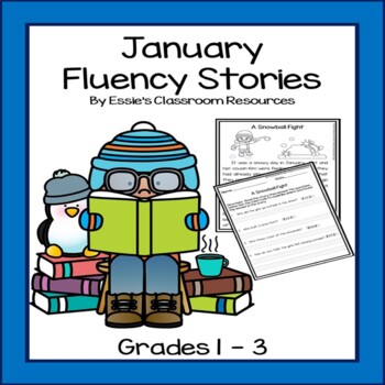 Preview of January Fluency Stories 
