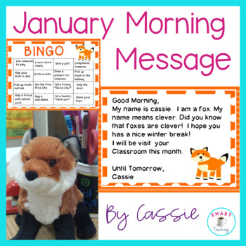 Preview of January Fox Morning Message  Daily Oral Language Improve editing skills