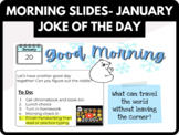 January Good Morning Slides (with Joke of the Day)