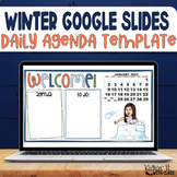 January Google Slides Templates Daily Agenda 