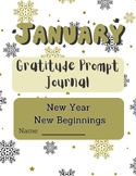 January Gratitude Prompt Journal
