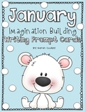 January Imagination Building Writing Prompt Cards