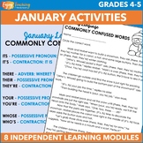 January Independent Work Packet - Winter Early or Fast Fin