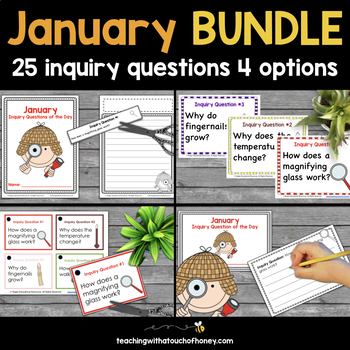 Preview of January Inquiry Question of the Day Bundle
