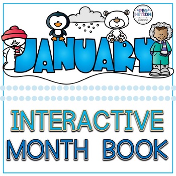 Preview of January Interactive Book for Speech Therapy