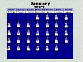 January Interactive Calendar