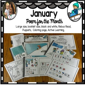 Preview of January Interactive Poem Circle Time