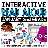 January Interactive Read Aloud Lessons Second Grade BUNDLE