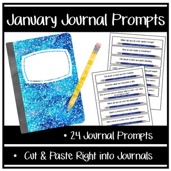 January Journal Prompts by Carlie Mobley | TPT