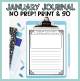 January Writing Journal | Journal Prompts
