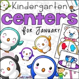 January Kindergarten 20 Centers (Math and Literacy)