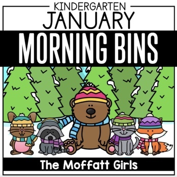Preview of January Kindergarten Morning Tubs / Bins (Morning Work)