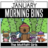 January Kindergarten Morning Tubs / Bins (Morning Work)