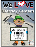 January Literacy Centers