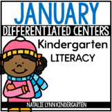 January Literacy Centers Kindergarten | Differentiated Centers
