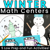Winter Math Craft, Activities, Worksheets for 2nd Grade - 