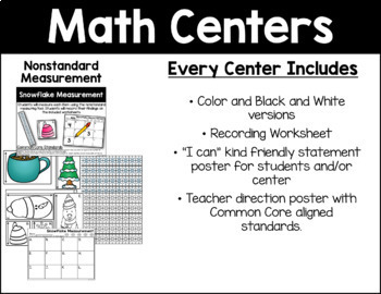 January Math Activities Bundle by Mama Teaching Littles | TPT