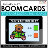January Boom Cards™ | Winter Subtraction Boom Cards™