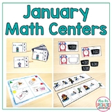 January Math Centers - Telling Time - Missing Addends - De