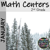 January Math Centers Second Grade